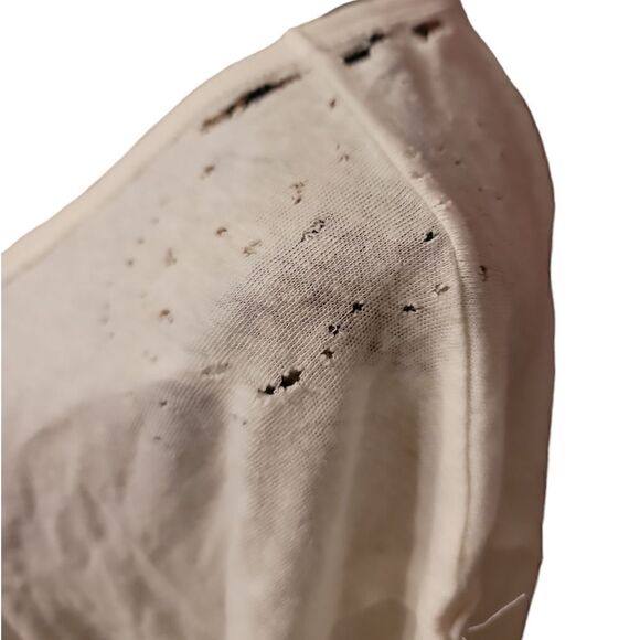 Free People Distressed Tee Size Small - Picture 6 of 8